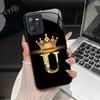 Чехол для Realme C35 Модный чехол с начальной буквой из закаленного стекла для Realme Narzo 50A Prime C 35 Ударопрочный чехол для телефона