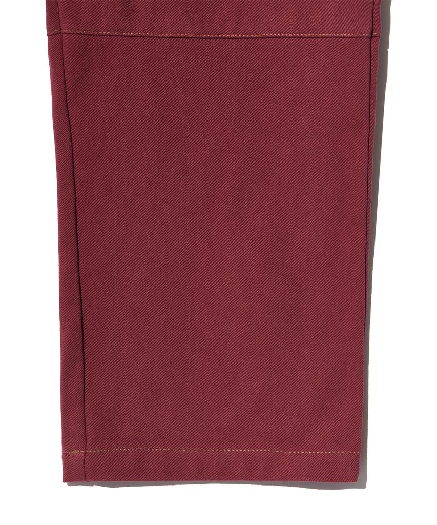 PEACE MAKER Corduroy Point Cotton Work Pants (Burgundy)
