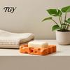 Подставка для мыла для кухонной раковины, коробка в форме сыра, 3D-печатный дренажный держатель, креативная защита столешницы для семьи, отеля, ванной комнаты, пластиковый контейнер