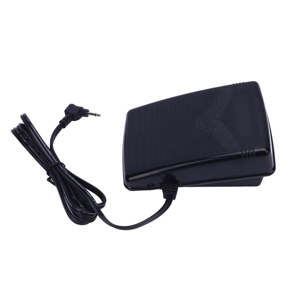 Sewing Machine Pedal with Cord C-1036 Black Single Hole Foot Control Pedal Replacement for 6150