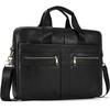 Genuine Leather Business Bag A4 Compatible Briefcase Large Capacity 14 Inch PC Storage Leather Handbag Bag for Commuting Shoulder Bag 2WAY Tote Bag
