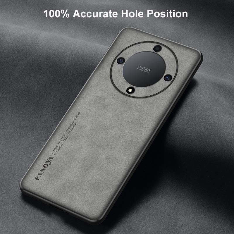 Роскошный чехол из искусственной кожи для Honor X9A X9 4G 5G задняя крышка, матовый силиконовый защитный чехол для телефона Honor Magic 4 5 Lite X40 Coque