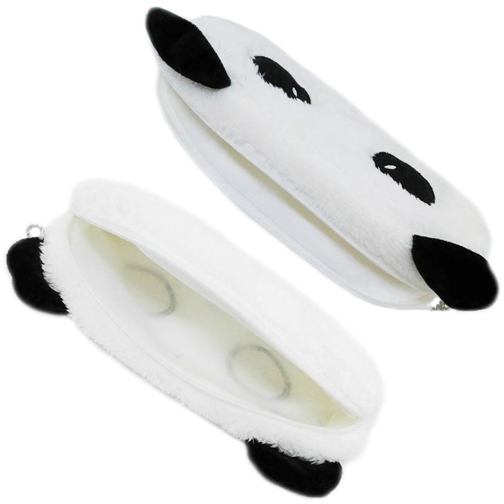 Wallet Soft Plush School Supplies Pen Pocket Cosmetic Pouch  Zipper Bag Cartoon Panda Pencil Case