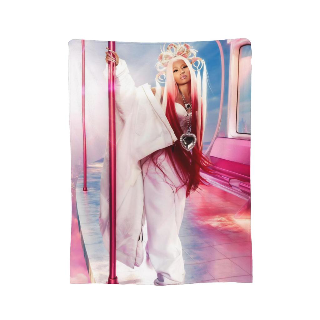 Пледы Nicki Minaj Флисовый Текстиль Декор Многофункциональные Ультра-Мягкие Пледы для Кровати Автомобиля Одеяло