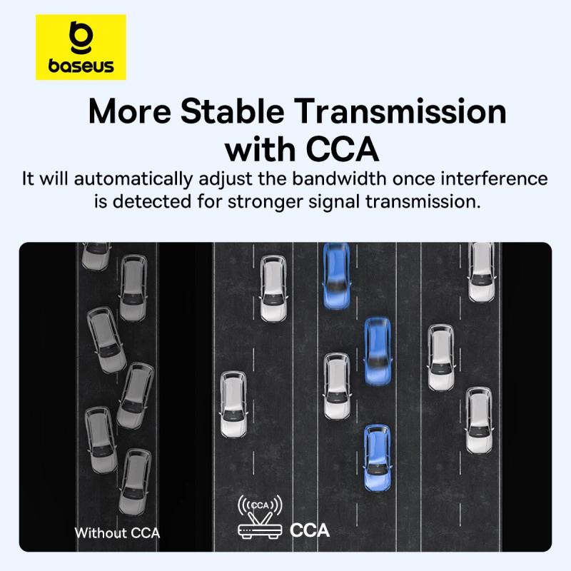 Baseus Сетевая карта USB Bs-Oh169 300 Мбит/с - черная