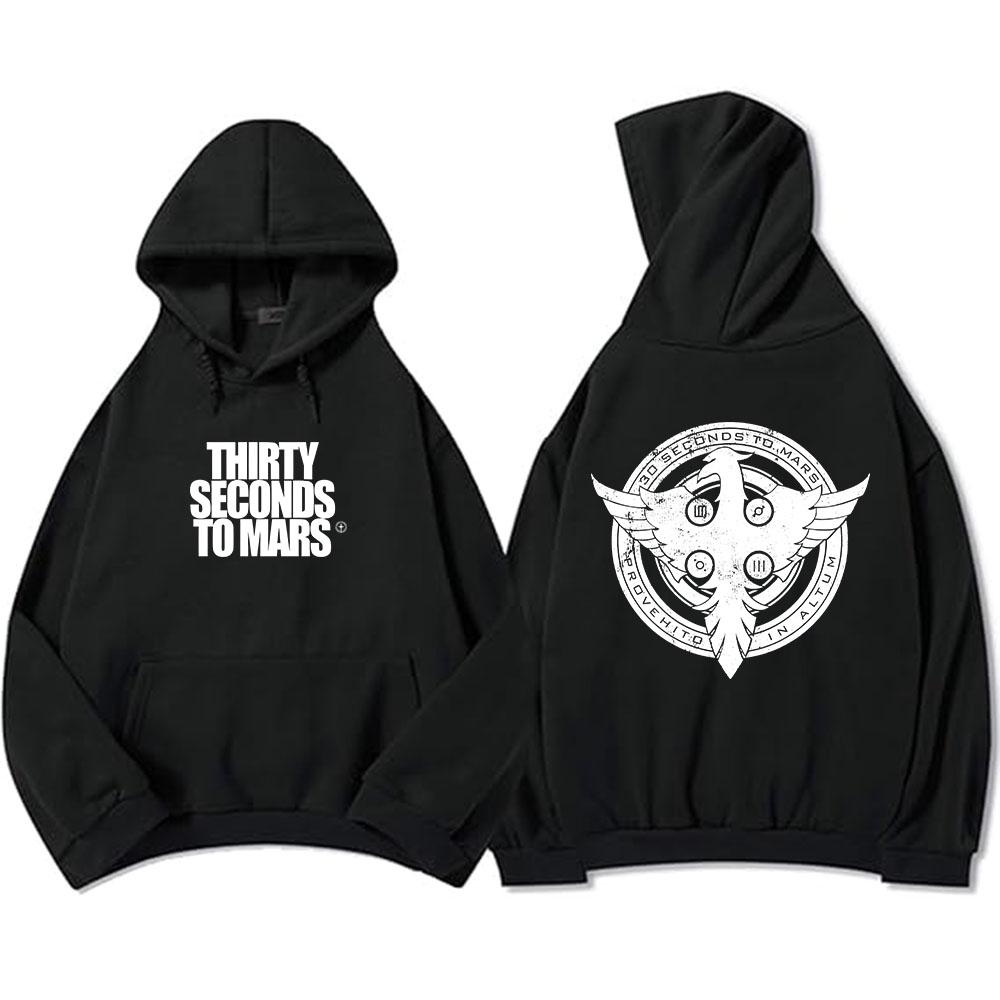 Толстовки Thirty Seconds To Mars с длинным рукавом, модные худи с капюшоном, повседневные, в стиле рок, унисекс, уличная одежда, мужские