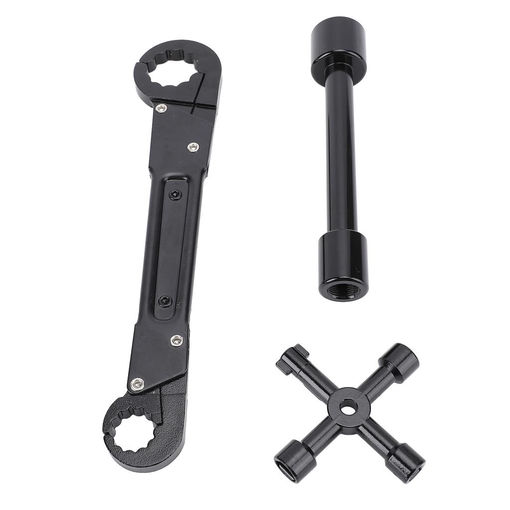 Сантехнические инструменты Стальной угловой запорный ключ Угловой накидной ключ Комплект Профессиональные сантехнические ключи Инструменты для трубных проектов