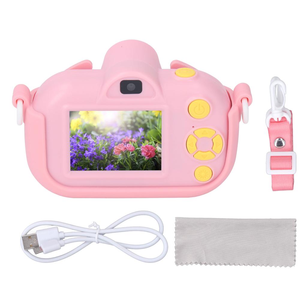 Kids Camera 32MP Digital Video Camera 2in Screen Multifunctional Front Rear Lens 1080P Selfie Ca
