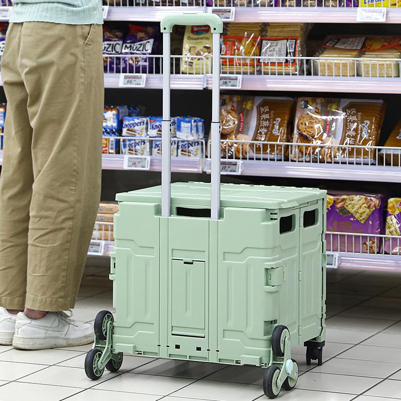 Portable Foldable Camping Trailer & Shopping Cart