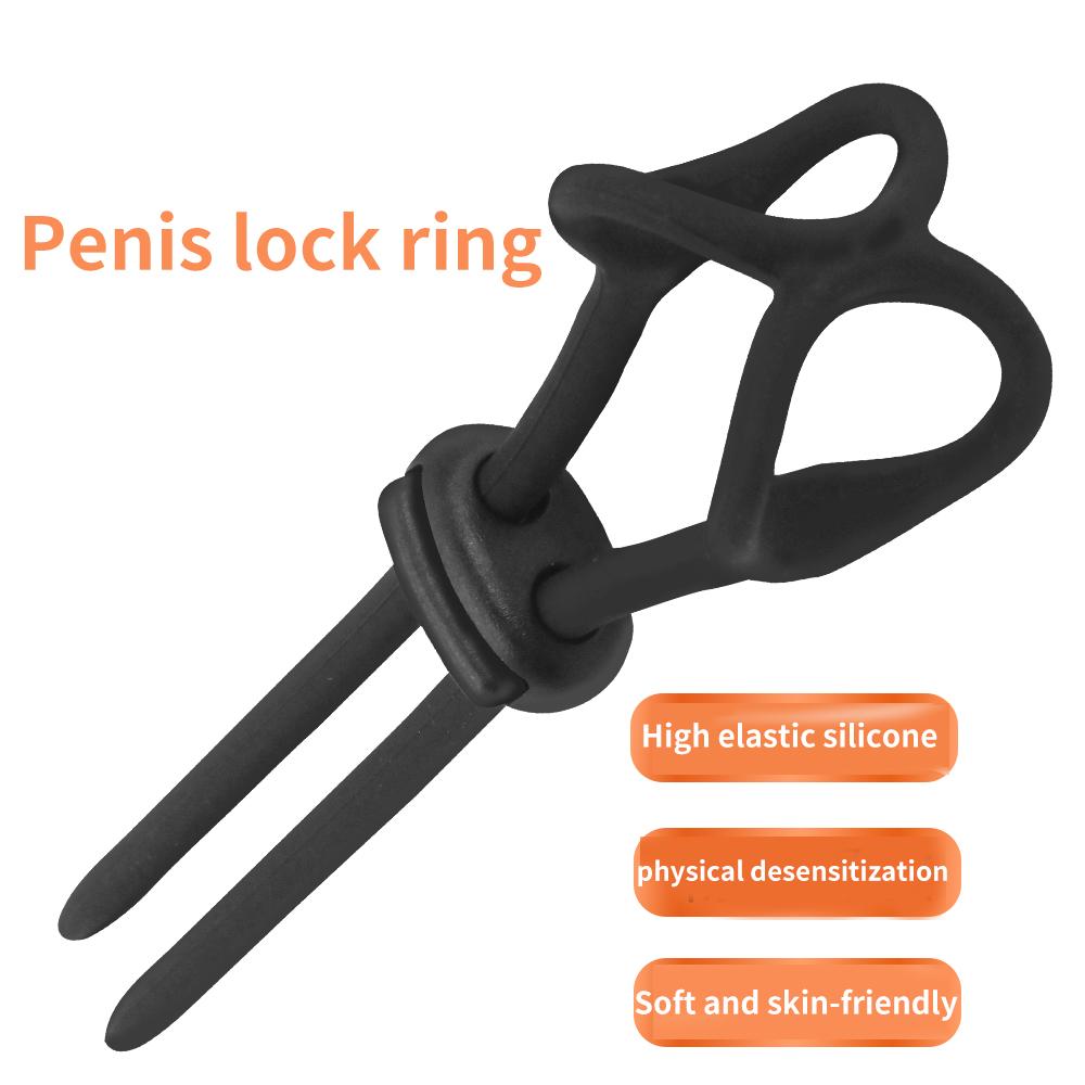 NEW Adjustable Penis Ring Rope Silicone Cock Rings Sex Toys for Adults Men Male Lasting Cockring Sex Shop Delay Ejaculation
