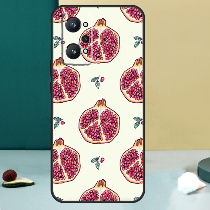 Avocado Pear Papaya Fruit For Realme GT 6T 5 6 GT 7 Pro C67 C75 C61 C55 C53 C51 C21Y C25S 10 11 12 13 14 Pro Plus Case