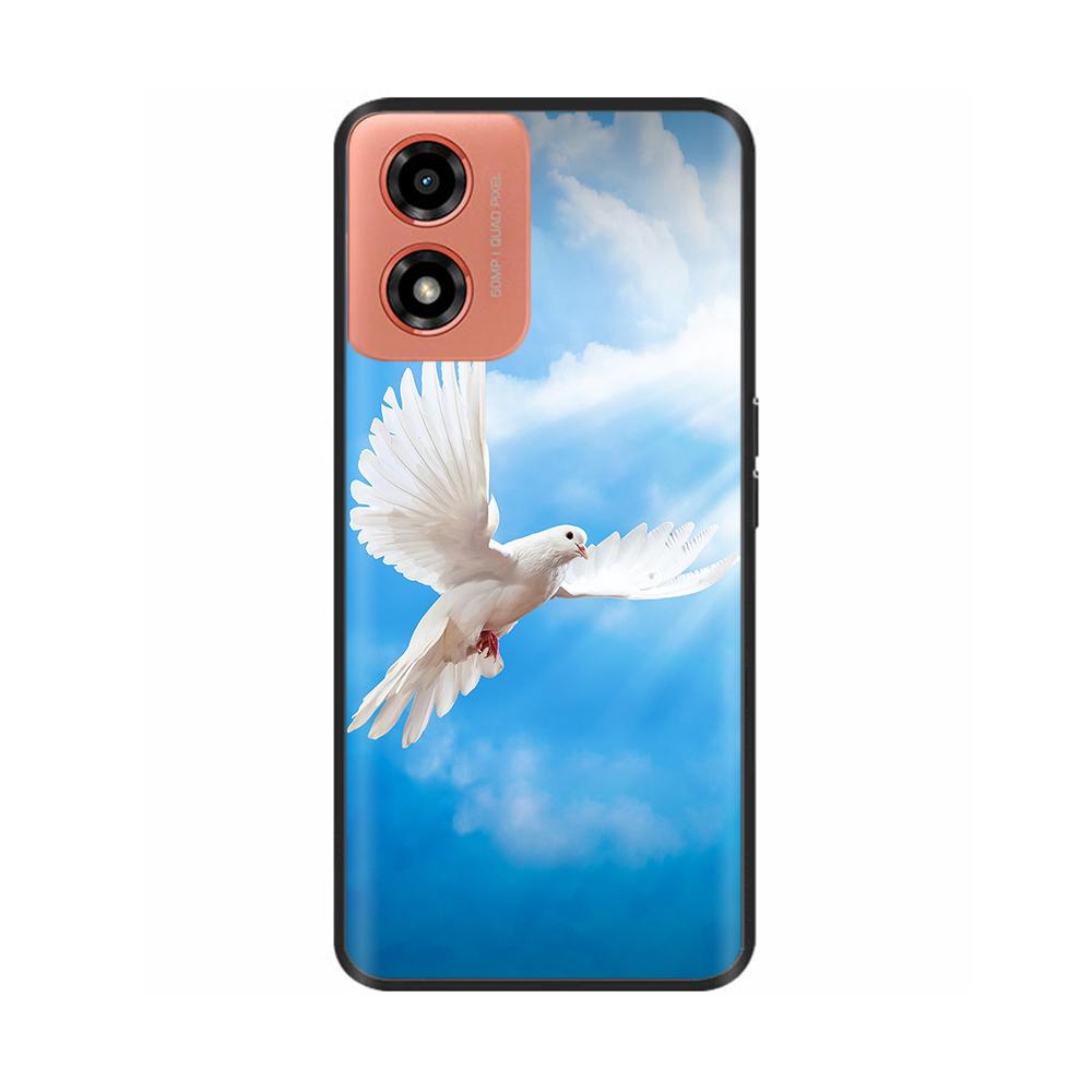 Case For Moto G04s Shockproof Black Soft Silicone Back Cover Phone Case on For Motorola Moto G04S G04 MotoG04 MotoG04s Bumper