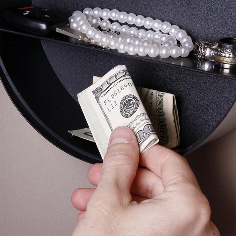 Настенные часы-сейф для хранения денег, декоративный держатель для ювелирных изделий со скрытым отделением, контейнер для надежного хранения наличных