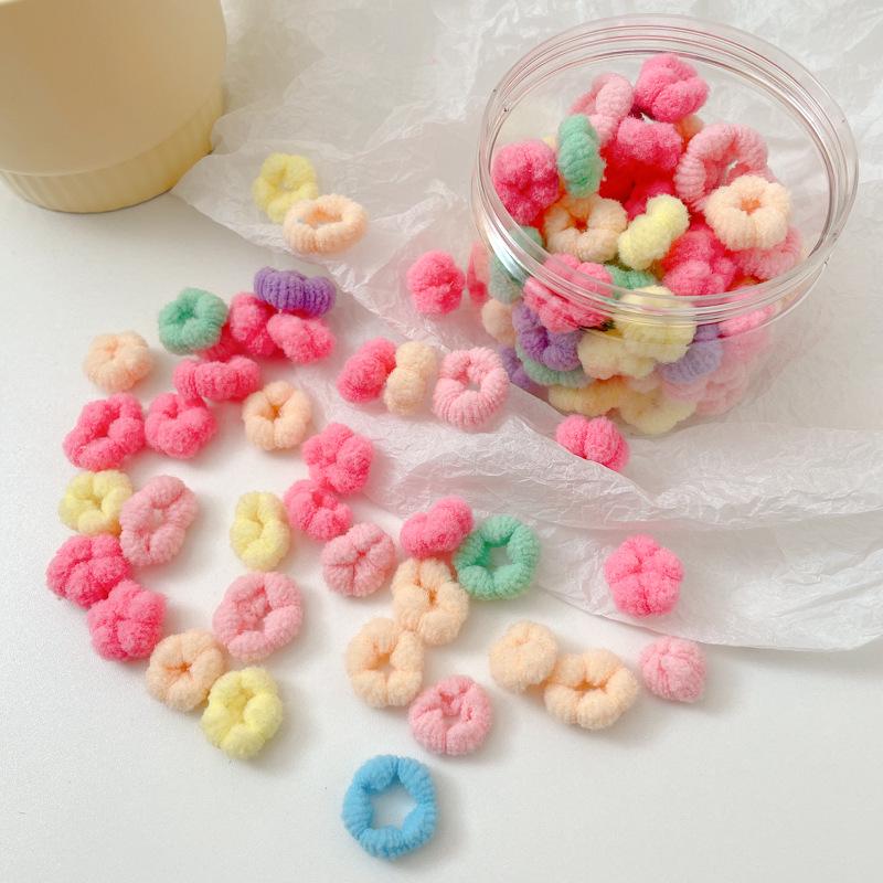 Высокоэластичная резинка для волос «конский хвост» для девочек – прочный, нежный и милый головной убор для детей.