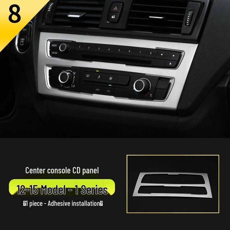 BMW 1 серии F20 (2012-2015) Наклейки для модификации интерьера: Декоративная накладка вентиляционного отверстия и панель рычага переключения передач