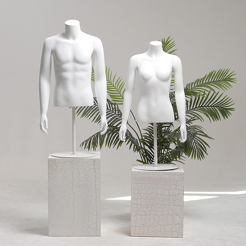 Унисекс манекен половины тела без головы для демонстрации нижнего белья