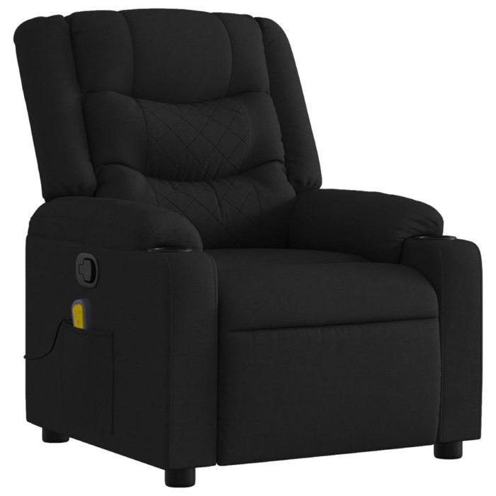 VidaXL Reclining Massage Armchair, Chair with Footrest, Seat with Backrest and Armrests Living Room, Modern, 374132