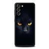 Черный кот Чехол для телефона для Samsung Galaxy S25 S24 S23 S22 Ultra S20 S21 FE 5G S10 S9 Plus S10E Мягкий ТПУ Чехол