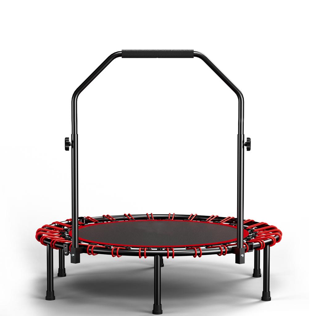 101cm Foldable Trampoline with Handle – Premium Elastic – Black