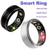 R10M Fashion Smart Ring: Aluminum Alloy, Waterproof, Monitors Heart Rate, Blood Pressure, Blood Oxygen, Sleep, and Step Count.