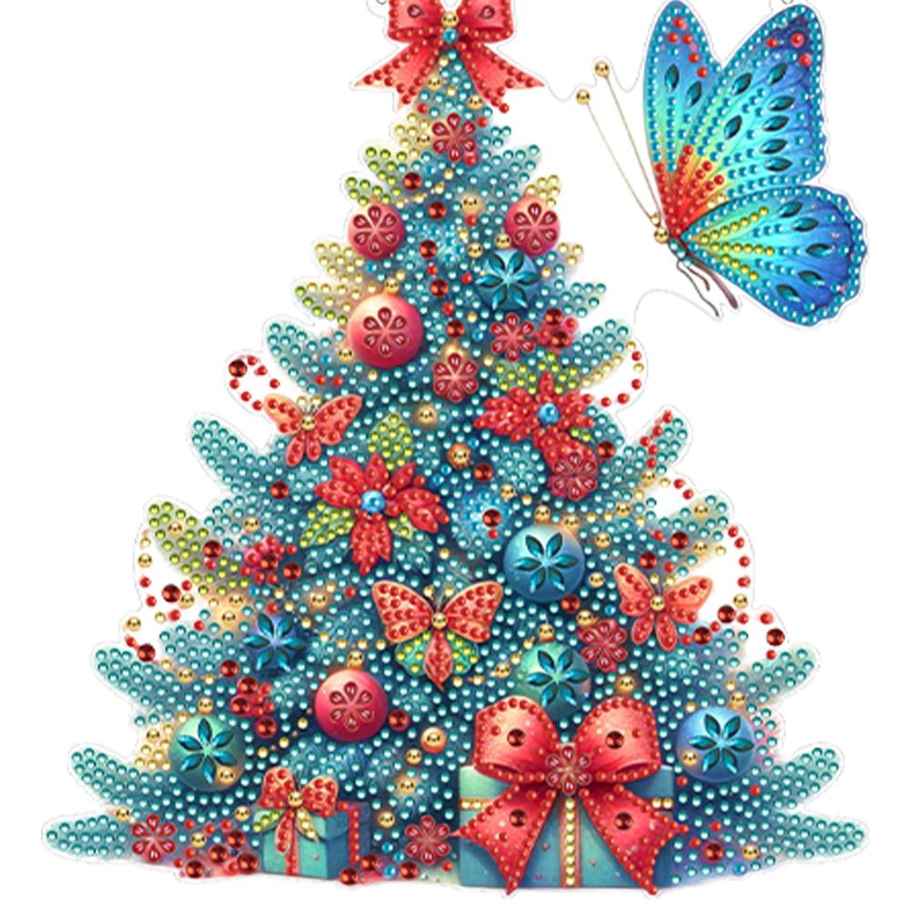 Рождественские подвески для собак особой формы из страз, акриловый DIY набор для создания алмазной мозаики, подвеска для алмазной живописи