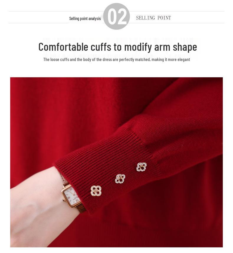 Женский шерстяной кардиган Осень 2025 - Простой, универсальный дизайн