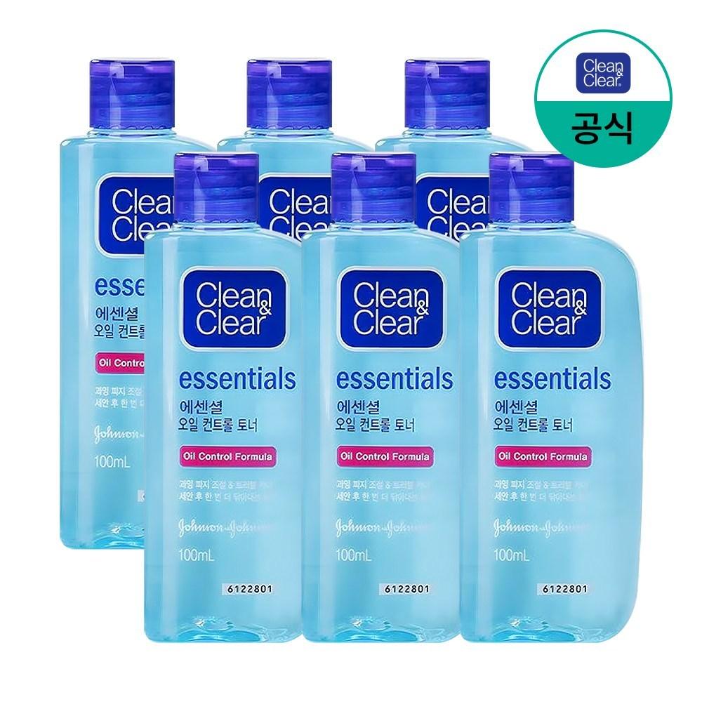 Clean & Clear Контрольный тоник с эфирными маслами, 100 мл, 6 шт.