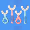 Silicone 2-12 Years Old Teeth Cleaning Brushes Kids Toothbrushes U-Shape Toothbrushes Oral Care