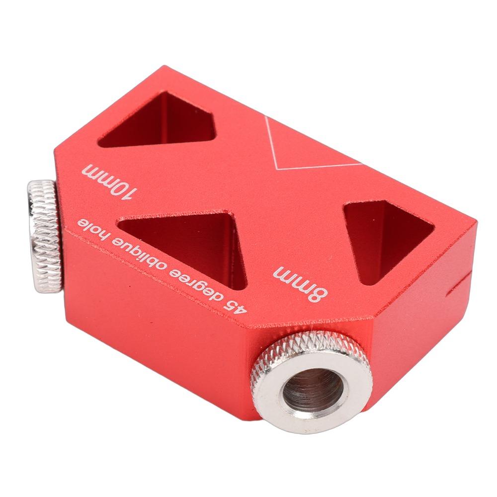Aluminum Alloy Pocket Hole Jig 45 Degree Inclined Hole Locator Jig Woodworking