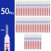 5-50Pcs 2cm Waterproof Long Head Markers Deep Hole Marker Pen White/Red/Black/Blue/Green for Metal Carpenter Woodworking Tools