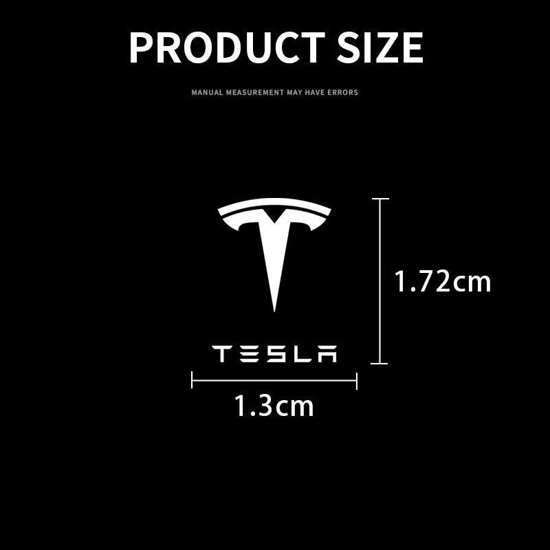 Автомобильная наклейка 2025 Новая наклейка на значок рулевого колеса автомобиля Tesla Наклейка-этикетка на ручку двери автомобиля Для Tesla Model S X Model 3 Y Roadster C