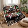 Football Legends in Action Theme blanket Lightweight Warm Flannel Blanket Decorative Throw Blanket for Home Decoration