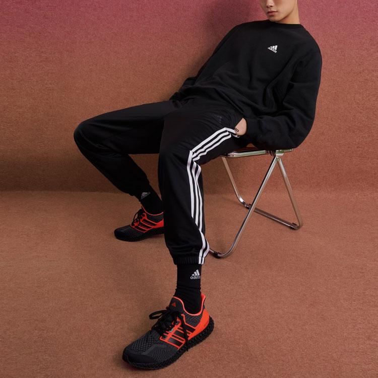 Adidas Мужские джоггеры в полоску 3S на шнурке, черные H37070