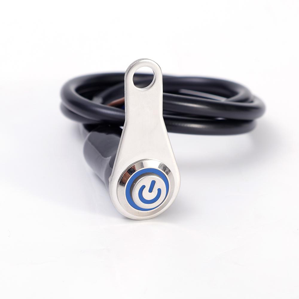 Переключатель указателя поворота мотоцикла Переключатель на руле мотоцикла Кнопка сброса с самовозвратом Водонепроницаемые противотуманные фары Лампы-переключатели цепи