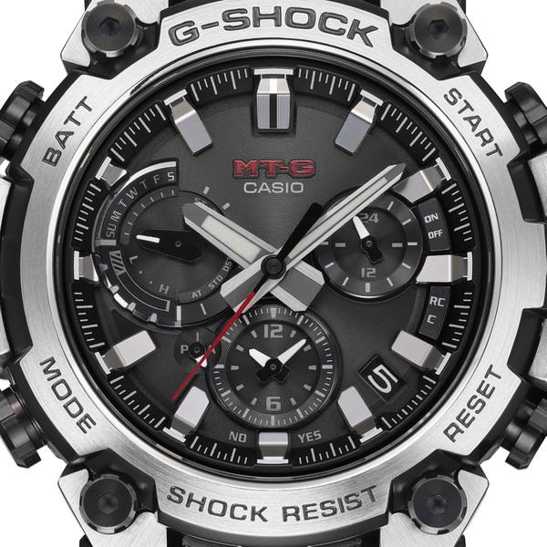 Casio Мужские часы G-SHOCK MTG-B3000D-1AJF [G-SHOCK MT-G Series Mens Metal Band] Круглые серебристые