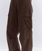 MUSINSA STANDARD WOMAN Women'S Fleece-Lined Wide Cargo Pants [Baroque Brown]