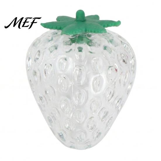 Fruit Squeeze Toy Strawberry Grape Stress Relief Toy, Realistic Sensory Anxiety Relieving Office Desk for Kids Adults