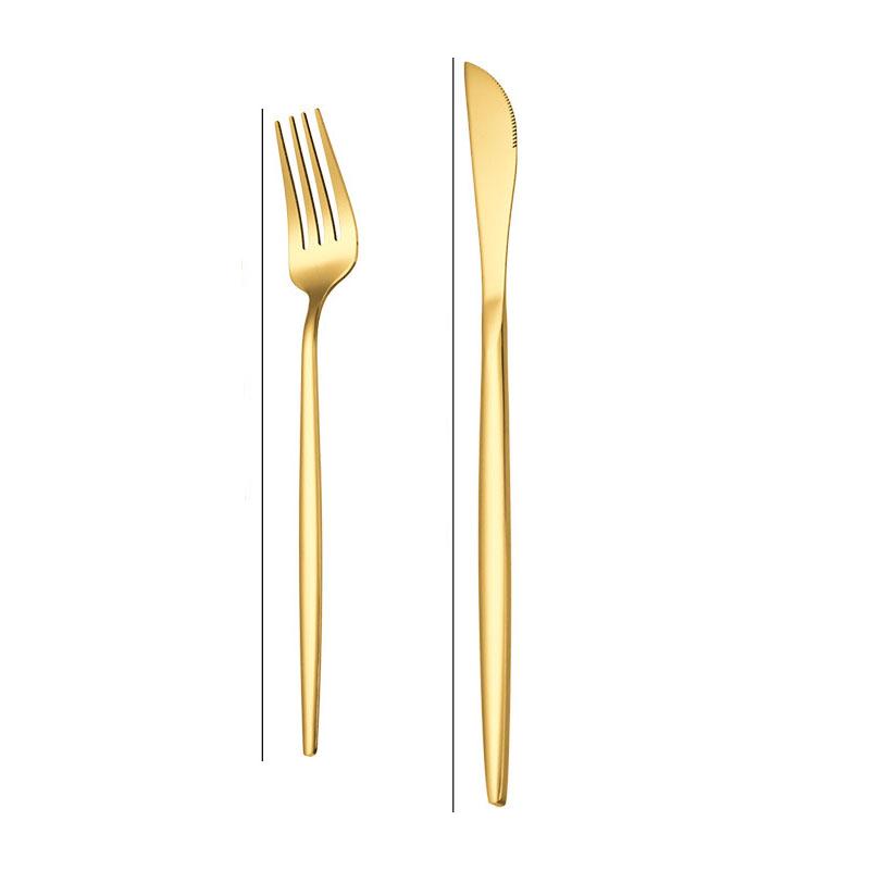 Набор столовых приборов из нержавеющей стали, 2 шт., нож и вилка, португальская кухня, праздничная посуда, многоразовая прочная посуда