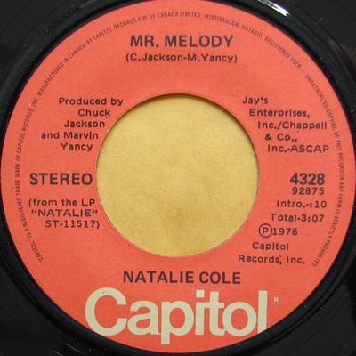 7-дюймовая пластинка НАТАЛИ КОУЛ - Мистер. Мелодия 4328 Capitol Records 1976 Канада Соул/Фанк Б/У