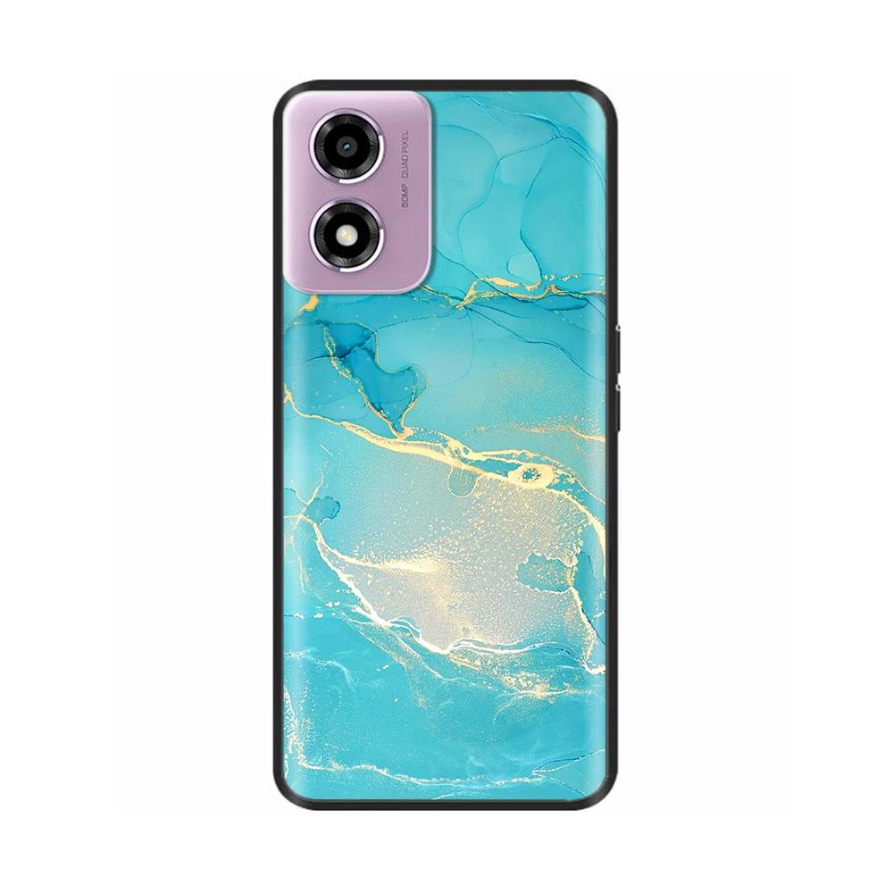 For Motorola Moto E14 Case Luxury TPU Soft Silicone Phone Cases Cover For Moto E13 E MotoE14 E 14 Shockproof Lovely Bumper Coque