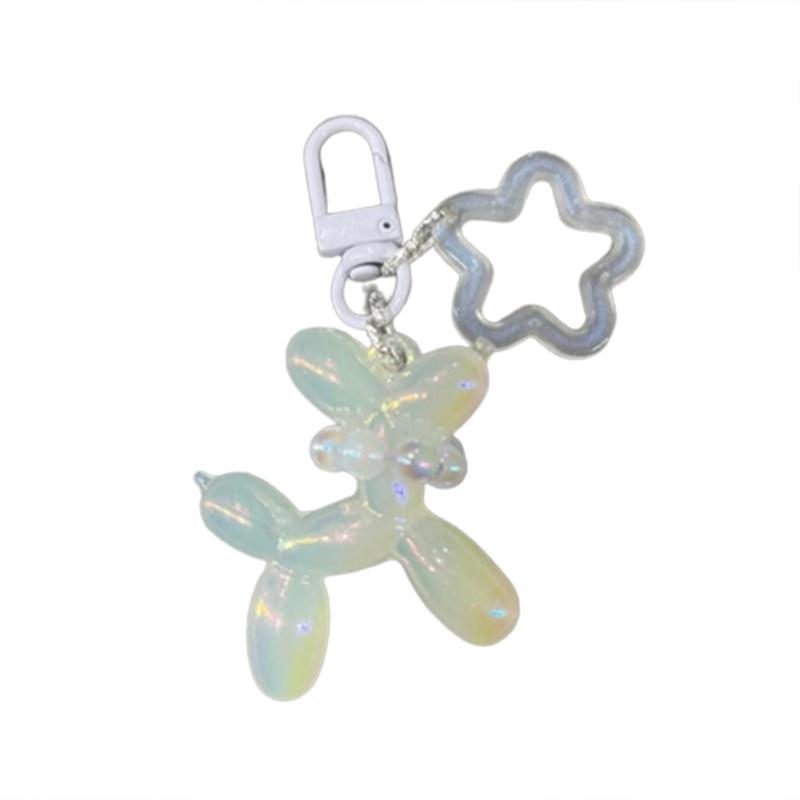 Конфетный цветной светящийся воздушный шар собака звезда жемчужный брелок милый кулон из акрила в виде животного