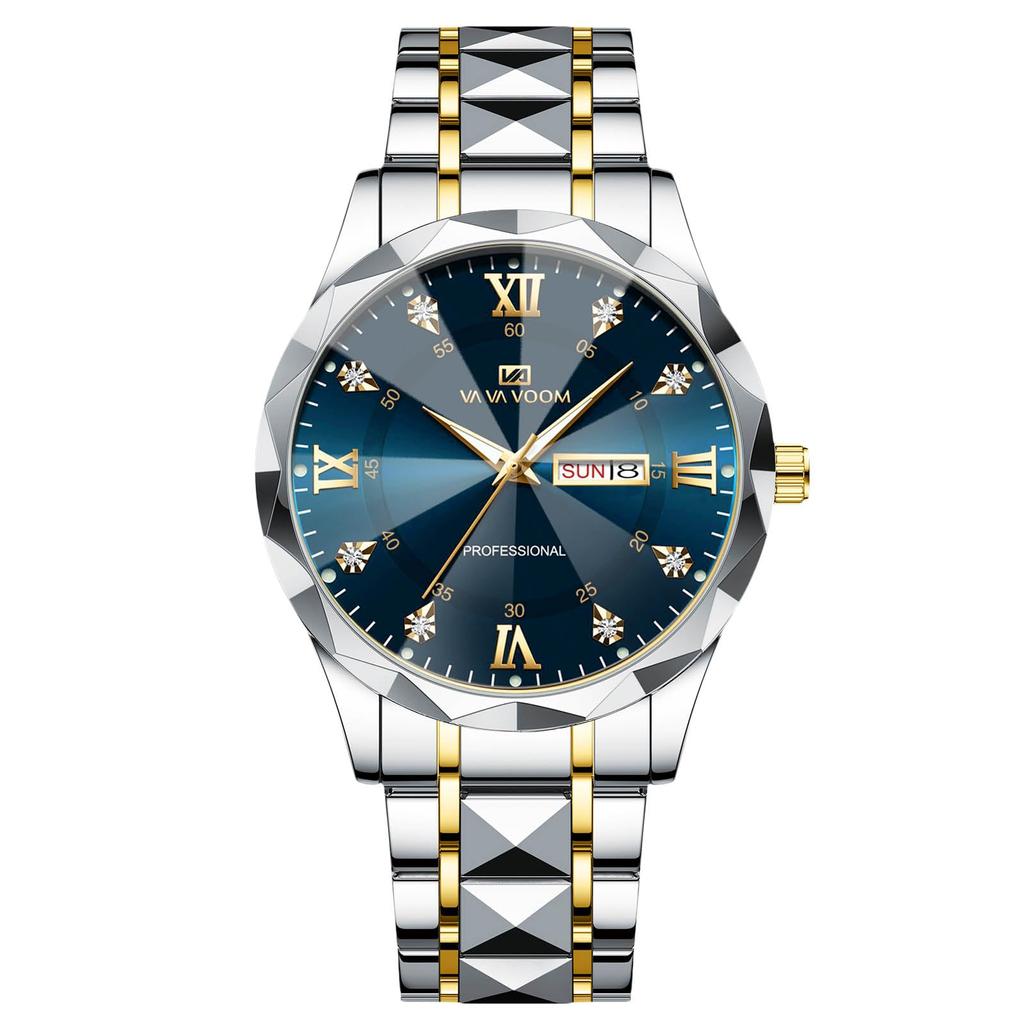 RORIOS Quartz Watch Date Display Luminous Lightweight Multifunctional Waterproof Work Commuting Stylish Popular Simple Business Stylish Day Christmas