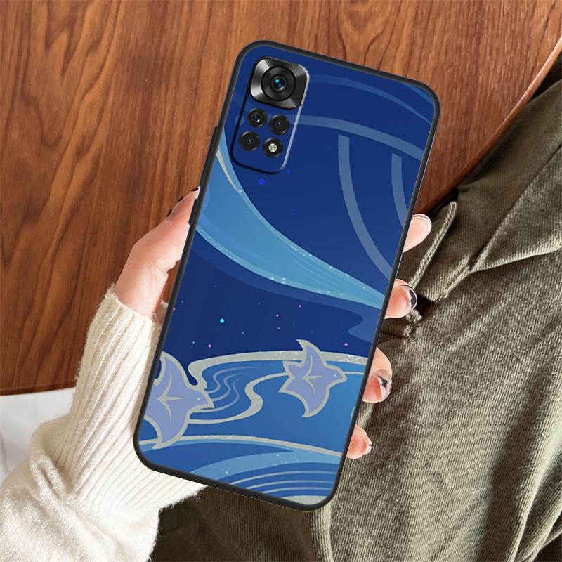 Чехол Genshin Impact Странник Для Xiaomi Redmi 9 10 9A 9C 9T 10A 10C Чехол Для Redmi Note 11 12 8 9 10 Pro 10S 11S