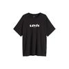 Футболка Levis Color Block Letter Print из хлопка с круглым вырезом и коротким рукавом, мужские топы, черная 16143-0084