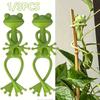 New Green Artificial Frog Plant Stand Sturdy Plant Support Frame Suitable for Small Potted Plants Indoor Garden Decoration