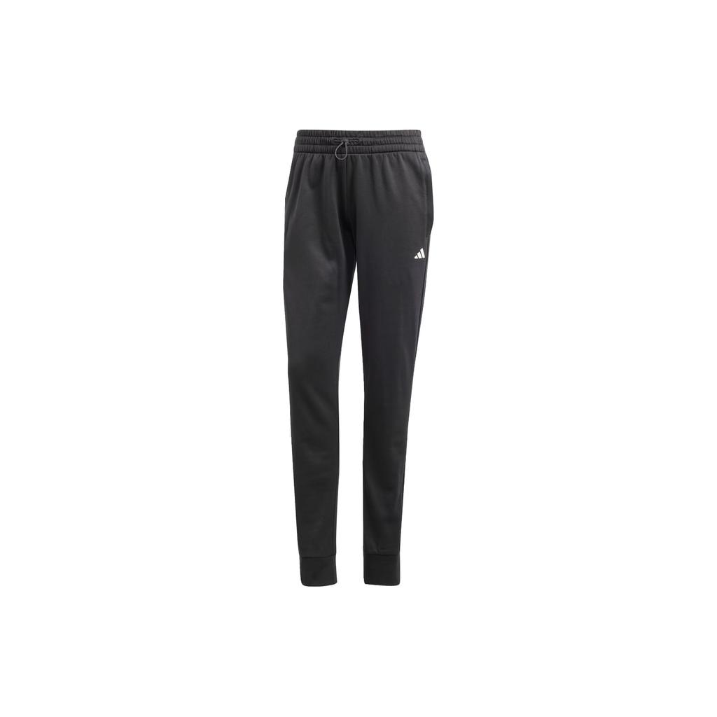 Adidas Aeroready Game And Go Regular Tapered Fleece Pants Women Pants Black IM2678