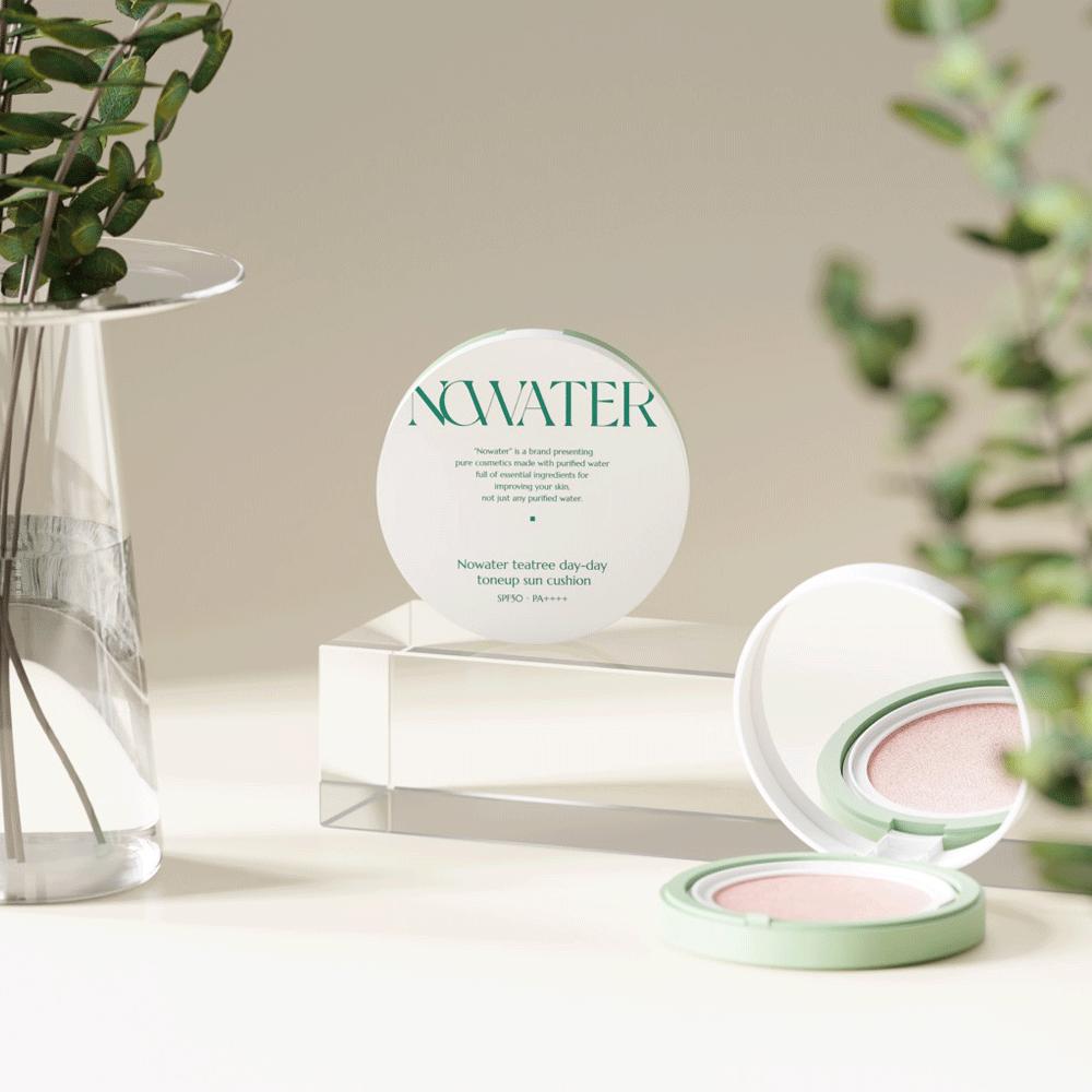 [Без воды] Дневной тонизирующий кушон Tea Tree SPF 50+ PA++++ Нет. 1 Романтический Свет, Нет. 1 Romantic Light Original, 25 г, 1 шт.