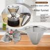 Ultra-Fine Coffee Filter Set: Hand Brew Cup with Free Filter Paper and Funnel