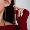 Длинные Серьги с Кисточками Модный Китайский Стиль Ретро Личность Темперамент Мода Свежие Сладкие Красивая Женщина