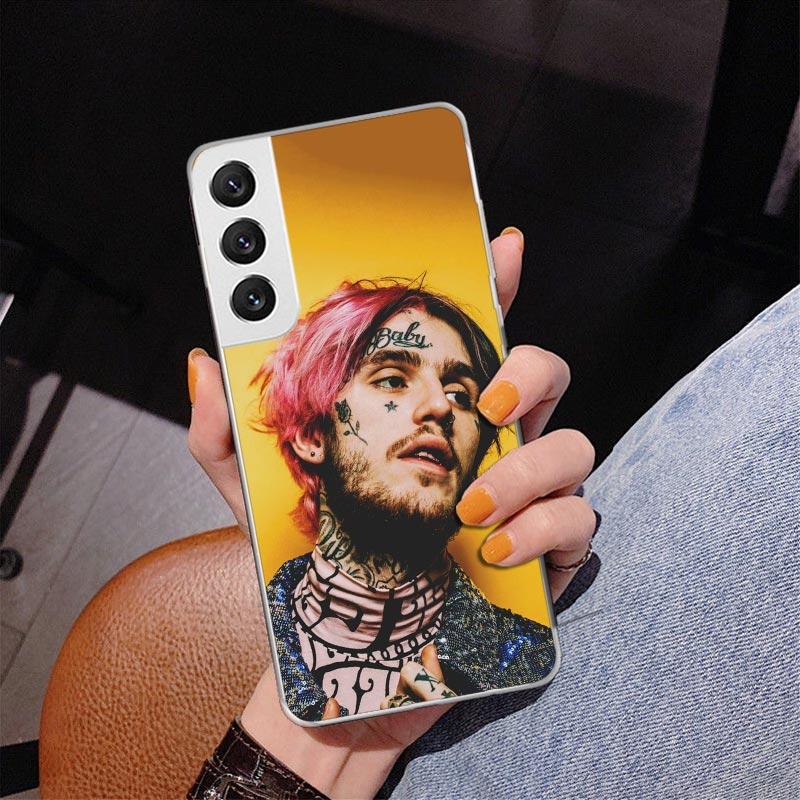 Чехол для телефона певца Lil Peep для Samsung Galaxy S24 S25 Edge S26 Ultra S23 S22 S21 Plus S20 FE + Чехол с персонализированной печатью Galaxy S